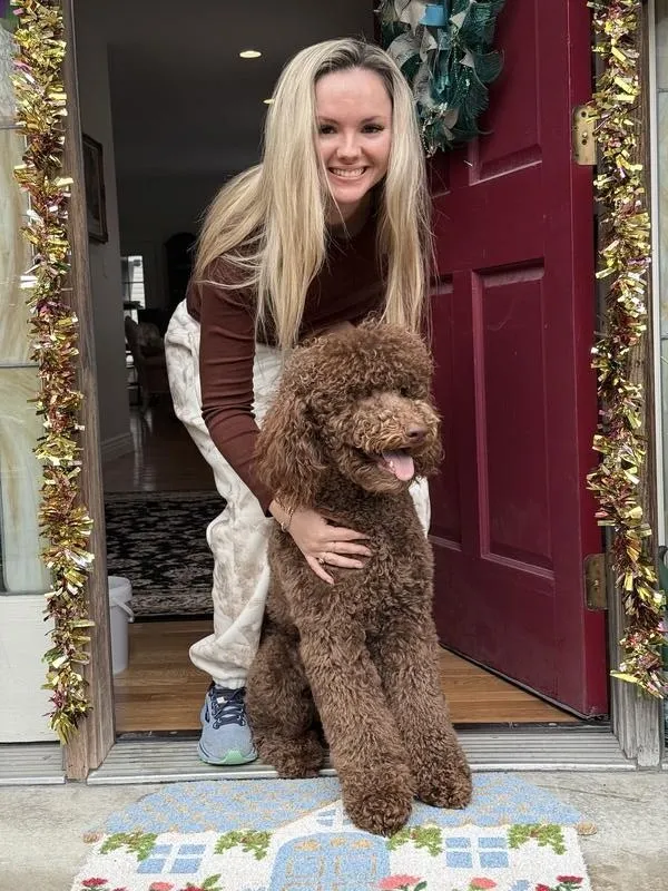 Pet and owner together after transport
